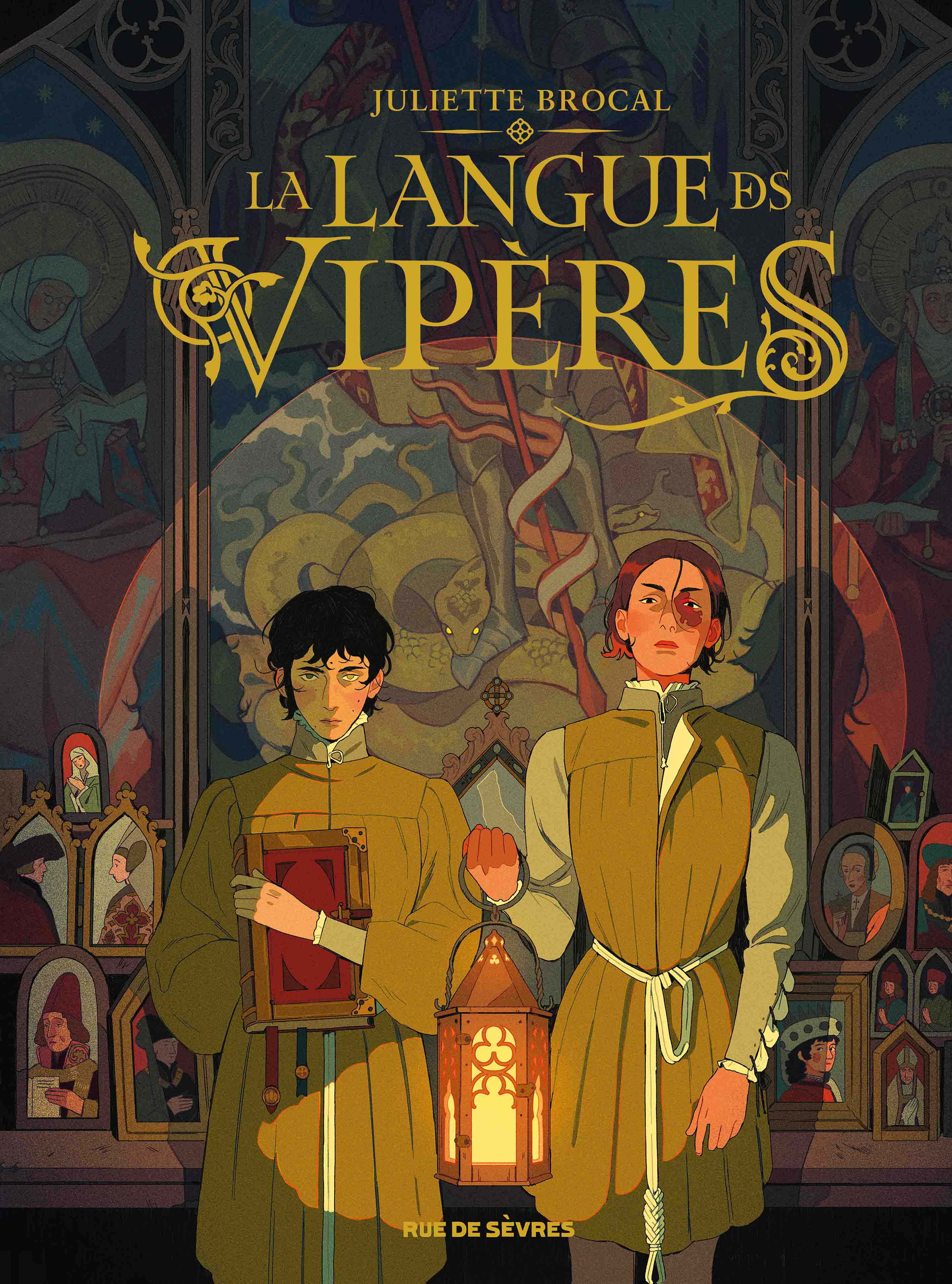 Couverture du livre "La Langue des vipères"